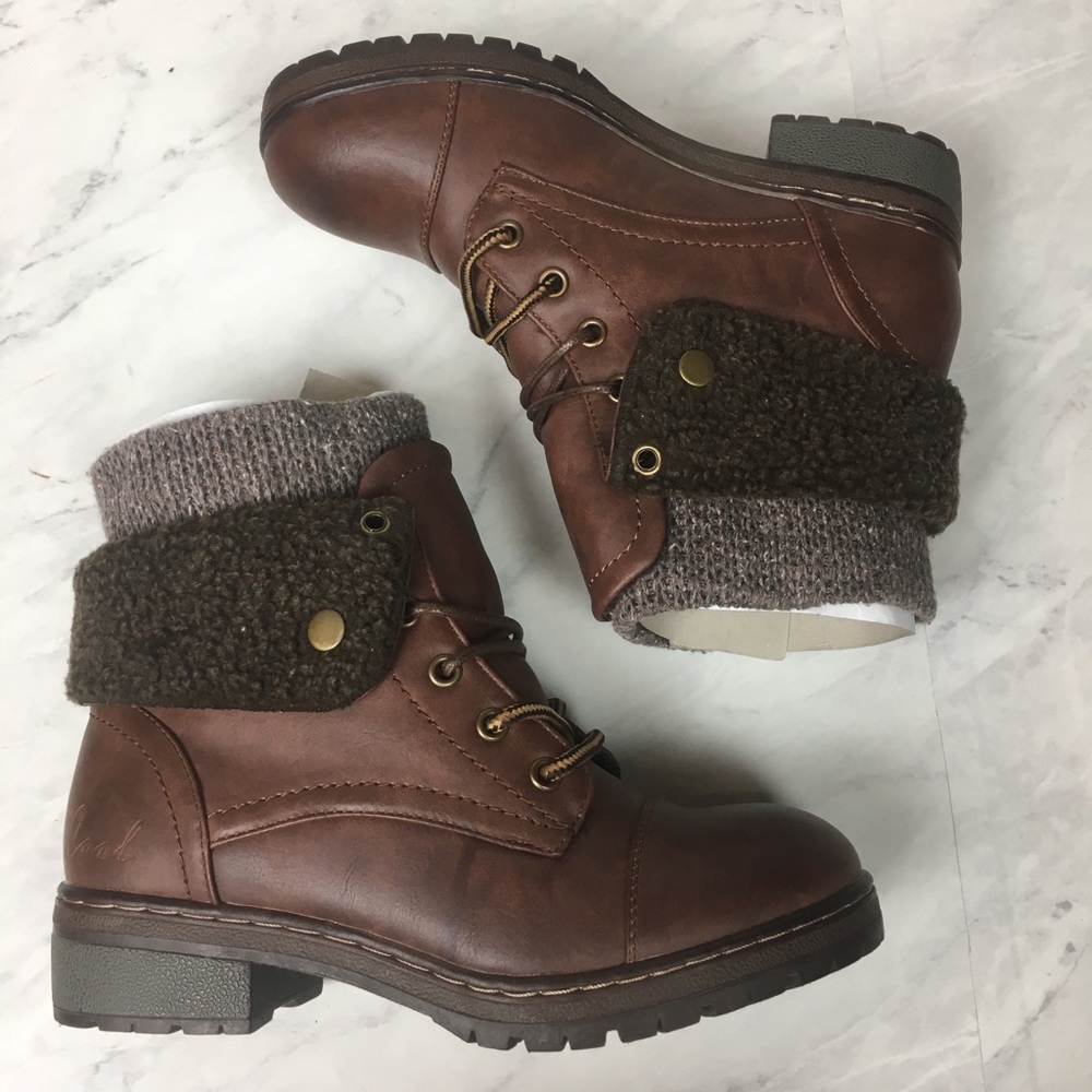 Coolway Booties Boots Burgundy Size 38 (US 8)